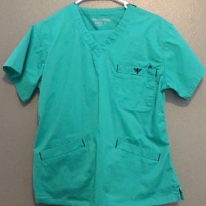 Med Couture Blue Scrub Set